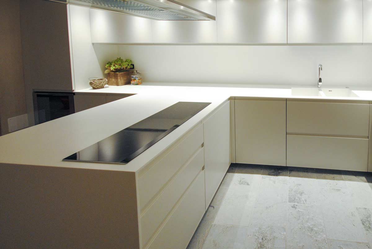 cucina in solid surface krion